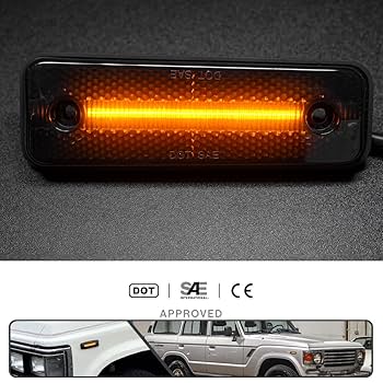 Amazon.com: 2Pcs Celica Amber LED Side Marker Light Assembly
